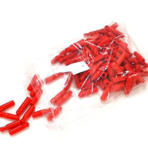 3/8" ID Soft (Red) Nipple Caps -- Part#SM‐NIP‐CAP