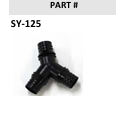 SY - 125 --1.25" Push to connect Small Y